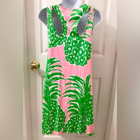 EUC Lilly Pulitzer Monterrey Dress Pink Pout Flamenco - L - Picture 7 of 10